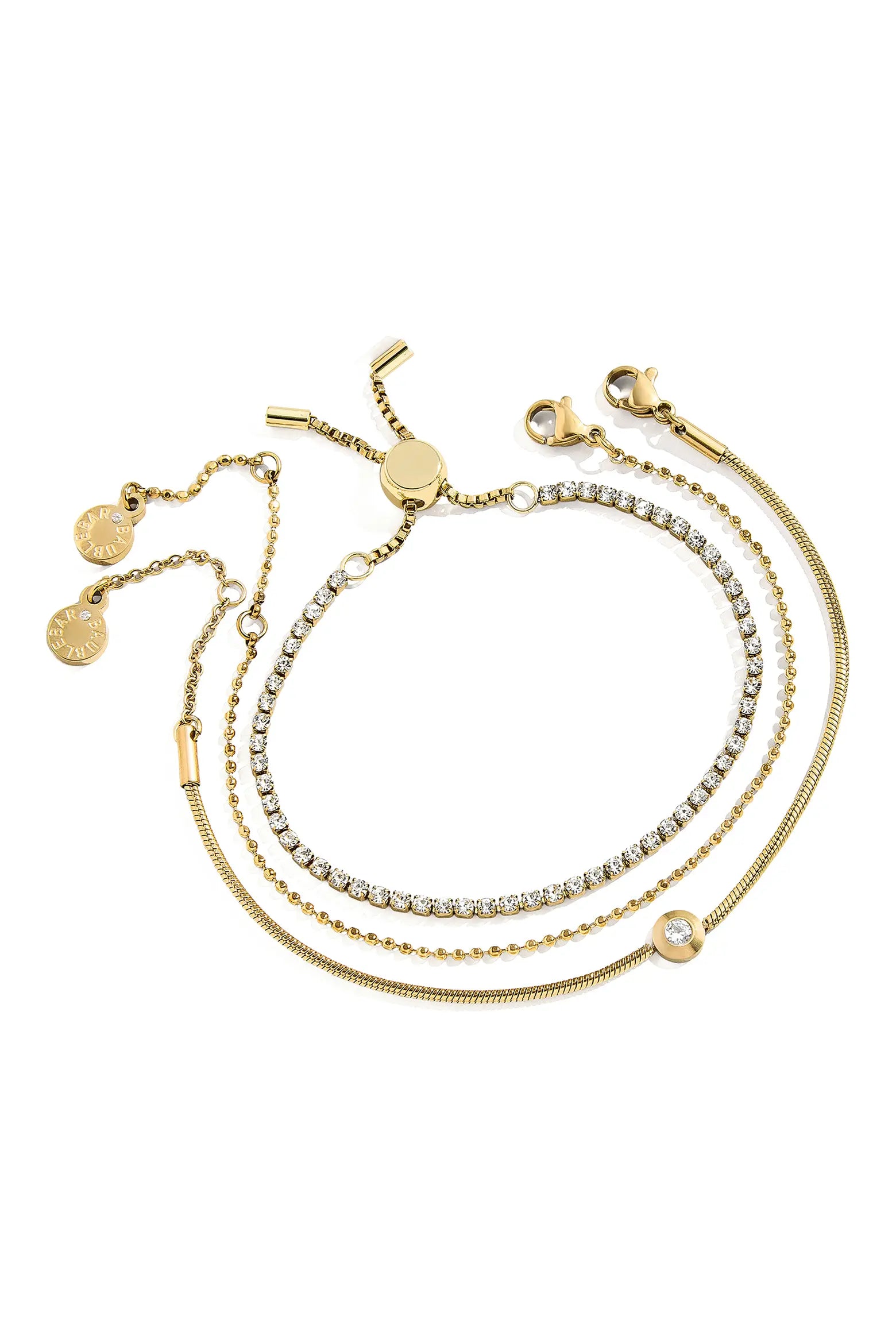 Trio Layered Bracelet Set