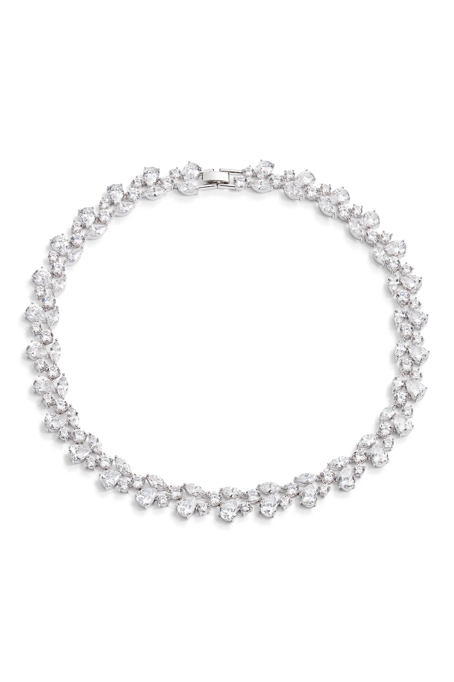Fiorella Cluster Collar Necklace
