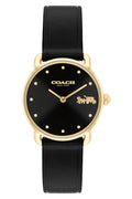 Noir Leather Watch