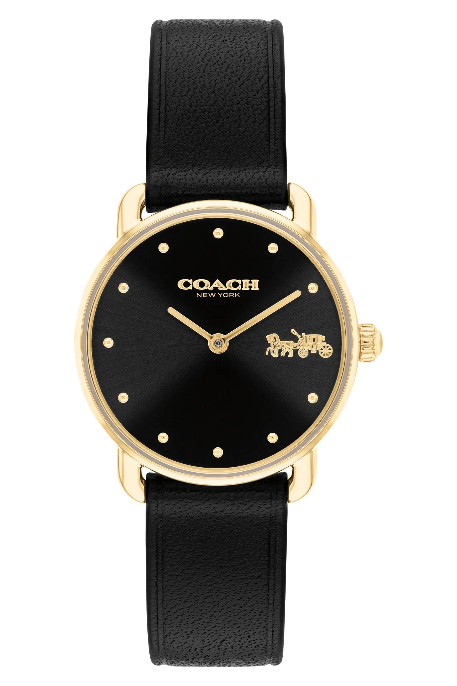 Noir Leather Watch