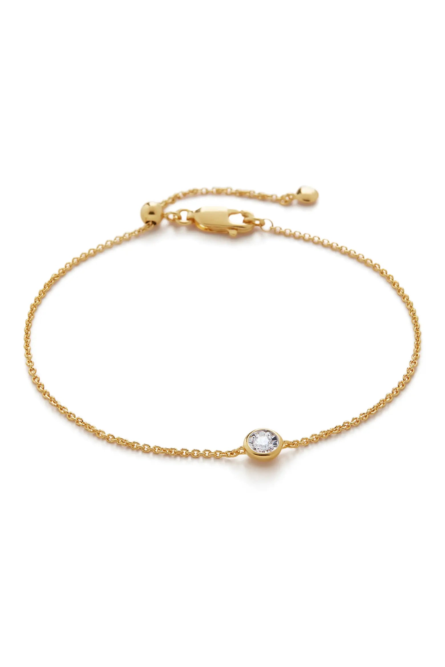 Solene Solitaire Chain Bracelet