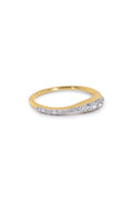 Onda Curved Pavé Ring
