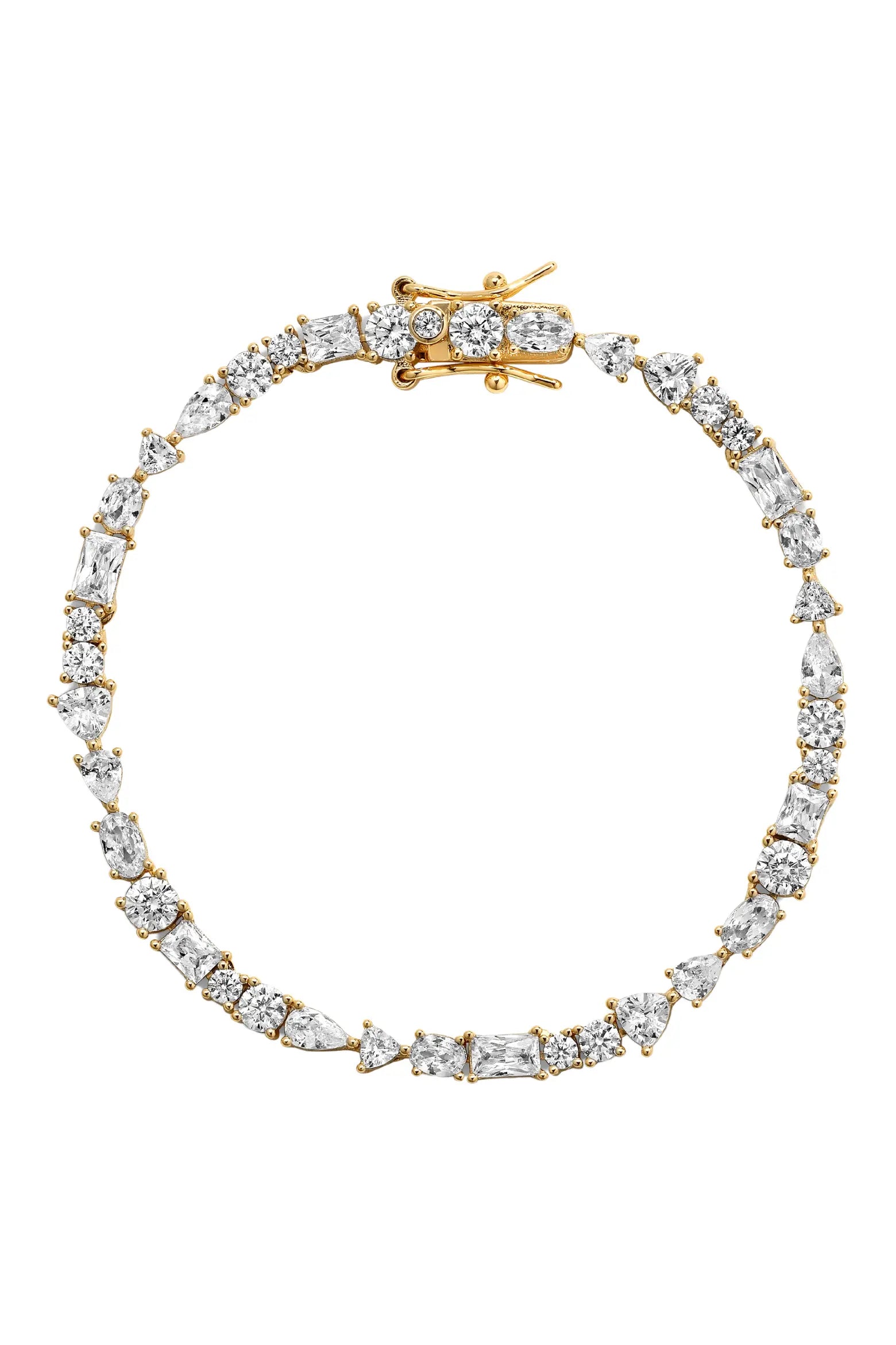 Mosaico Mixed-Cut Tennis Bracelet