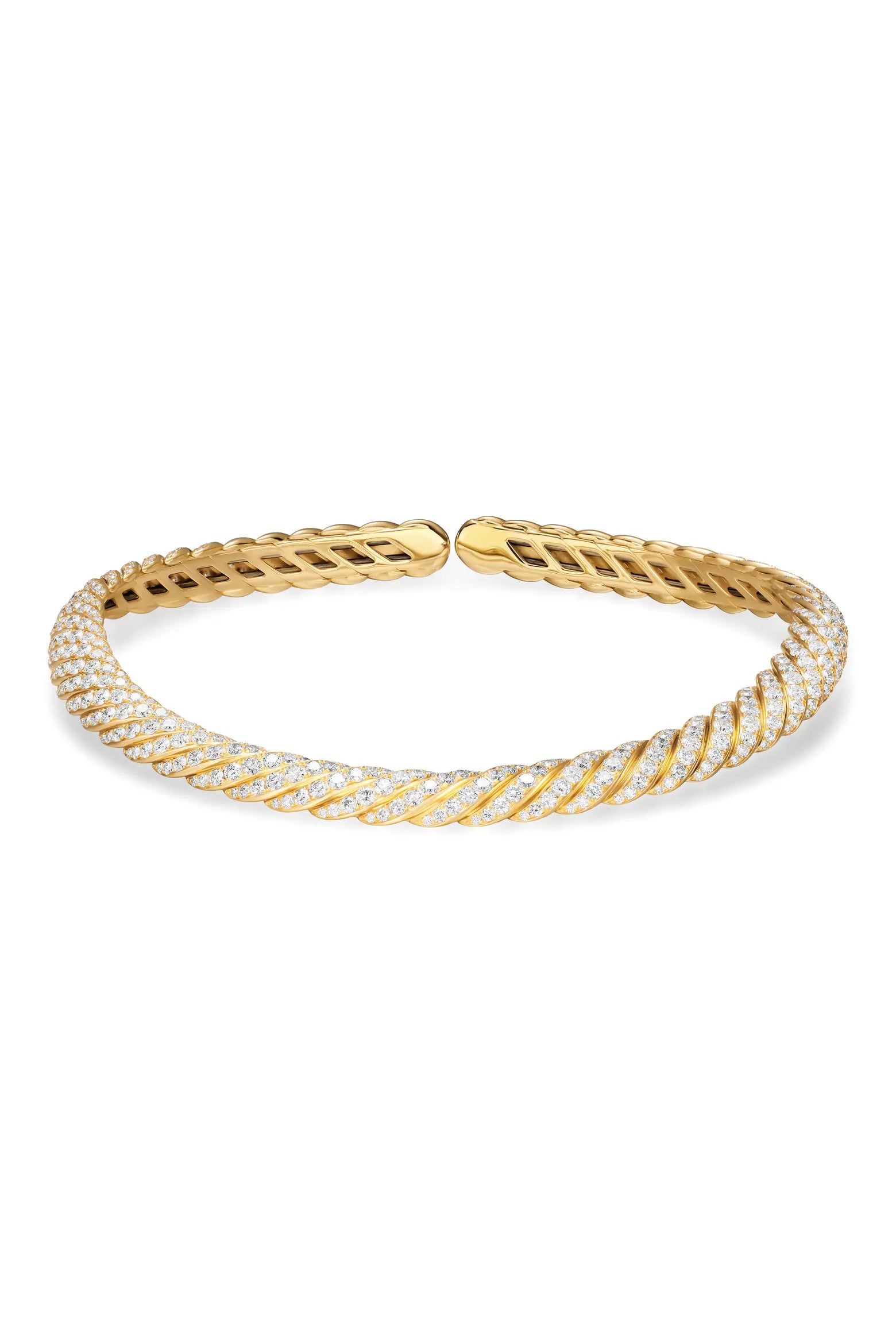 Aurelia Twist Pavé Cuff